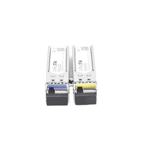 MikroTik S-3553LC20D, Two SFP (1. 25G) module kit, 20km, Single Mode