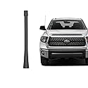 PYGHAP Stylish Short Antenna Compatible with Toyota Tundra Tacoma Trucks, 6" Short Radio AM FM Antenna, Car Wash Proof, Flexible Rubber Antenna Rod