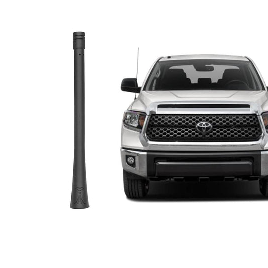 PYGHAP Stylish Short Antenna Compatible with Toyota Tundra Tacoma Trucks, 6" Short Radio AM FM Antenna, Car Wash Proof, Flexible Rubber Antenna Rod