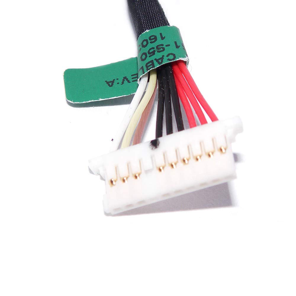 Charging Port DC in Power Jack Cable Replacement for HP OMEN 17-W 17-W253DX 858021-001 799751-S50