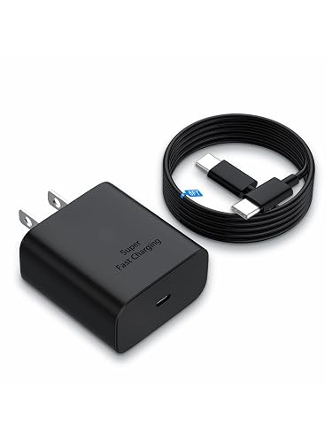 TSKYBEAR Compatible with 45W USB-C Samsung Super Fast Charger Type C, Compatible with Samsung Galaxy S25/S25+/S24/S24+/S23 Ultra/S23+/S22/S21