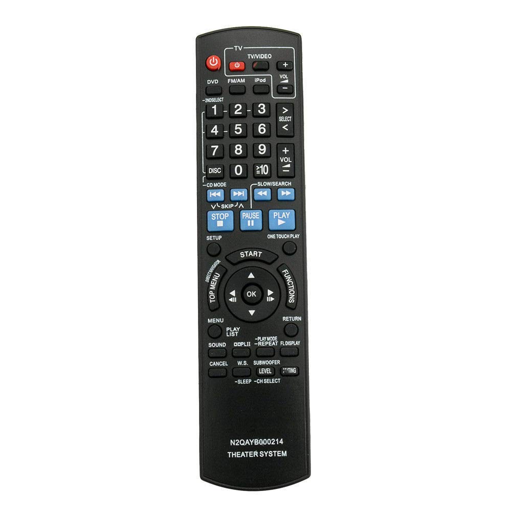 New N2QAYB000214 Remote Control for Panasonic DVD Home Theater Sound System