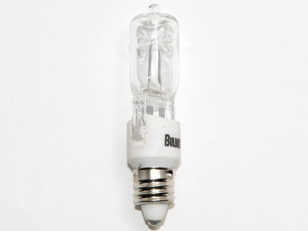 Bulbrite Q75CL/MC 120-Volt Halogen JD Type Mini-Candelabra E11 Bulb, 75-Watt