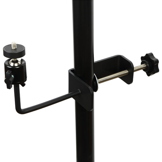 Aiuieaa Clamp Mount with Mini Ball Head Mount, 1/4 Screw Mount Adapter for Tree, Compatible with Most Cameras for Wildlife Monitoring and Tree