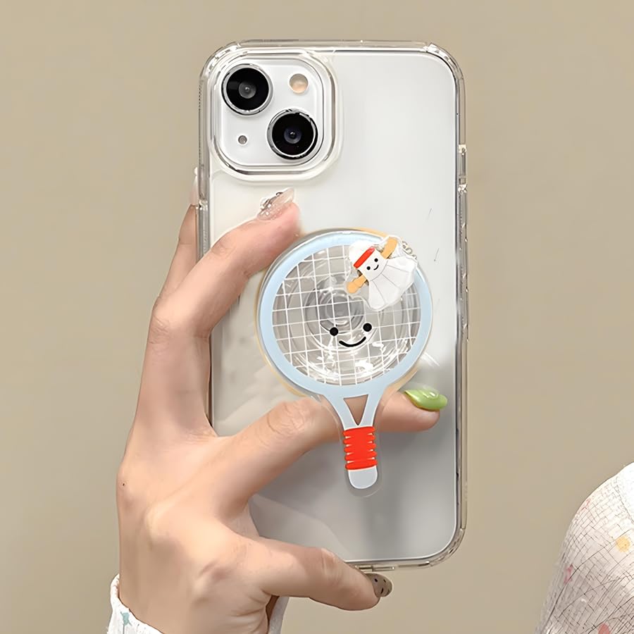 ARFUKA Universal Collapsible Phone Ring Holder Grip Table Tennis and TennisRackets Design Mobile Phone Grip Stand Holder Compatible with Most