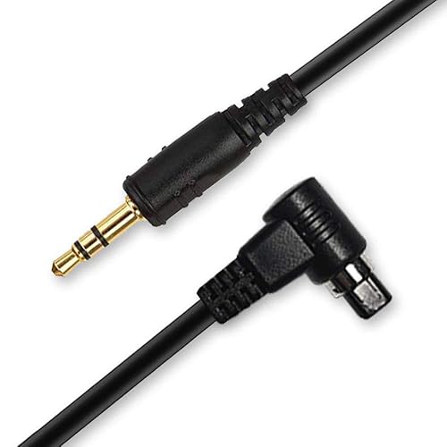 Camera Shutter Connecting Cable 3.5mm-N3 Connecting Plug Compatible for Canon EOS Cameras with Pixel Shutter Remote Control (Compatible for TW-283