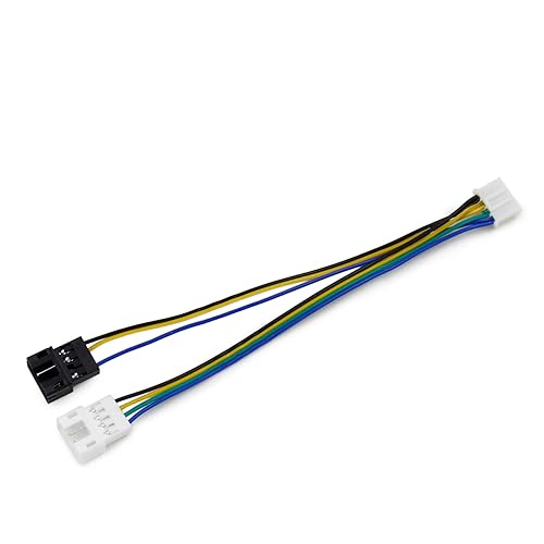 GENNEL Graphics Card PWM Fan Splitter 4 pin to Dual 4pin Extension Power Cable, Video Card VGA GPU Fan Adapter Connector
