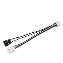 GENNEL Graphics Card PWM Fan Splitter 4 pin to Dual 4pin Extension Power Cable, Video Card VGA GPU Fan Adapter Connector