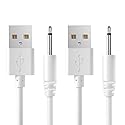 Bicmice 2.7Ft USB DC Charging Cable 2.5mm Fast Charger Replacement Cord - 2 Pack