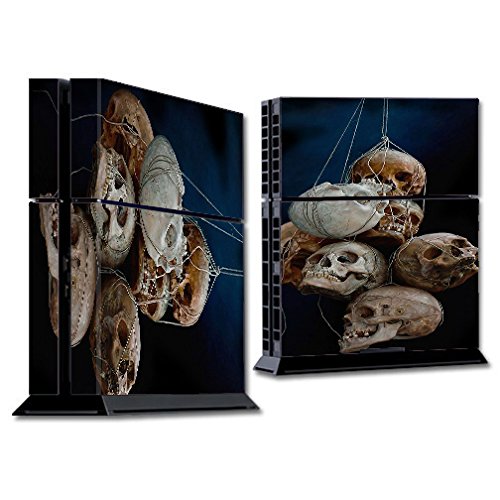 Skin Decal Vinyl Wrap for PS4 Sony Playstation Console (Skins only) / Hanging Skulls