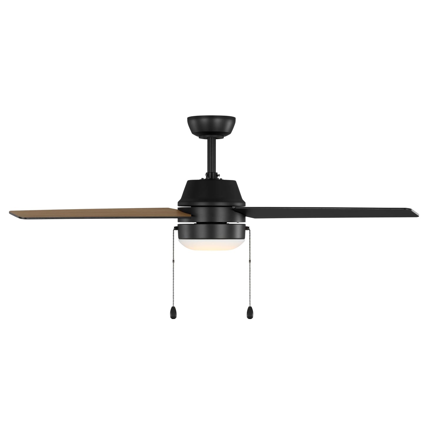 Kathy Ireland Home KICF58313 52" Hilda Ceiling Fan with Light, Indoor Only, 3-CCT LED Lighting, Pull Chain Control, Quick-Install Snap-Fit Blades