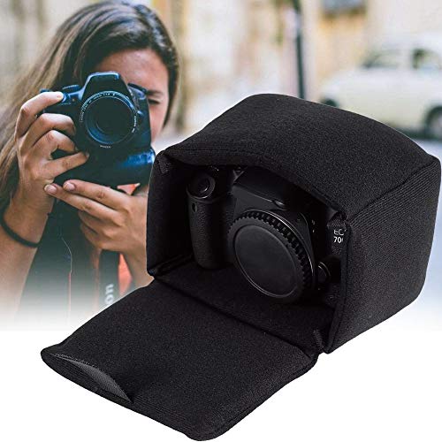 Tbest Camera Insert Bag,DLSR Camera Bag Insert Padded Shockproof Foldable Camera Insert Protective Camera Case Bag Accessory For Photographing(orange)