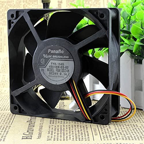 for FBA12G24H 24V 0.3A 3-Wire 12038 Inverter Cooling Fan