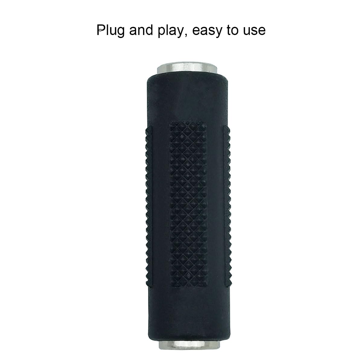 AILTECK 3.5mm 1/8" Female to Female Stereo Audio Adapter, 3.5mm Audio Interfaces Connector Jack Adapter 2 Pack