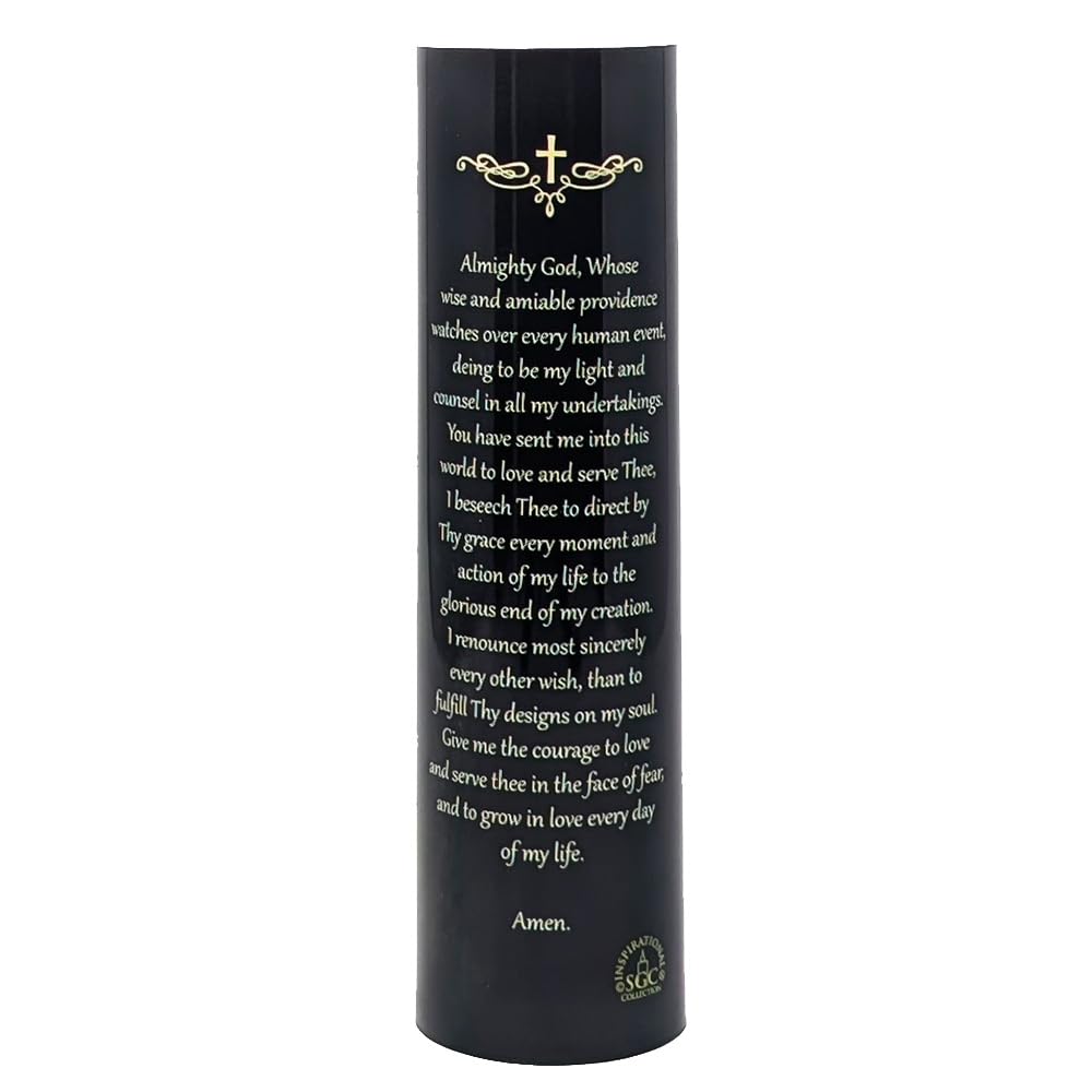 THE SAINTS COLLECTION St Joan of Arc LED Flameless Prayer Candle with Timer