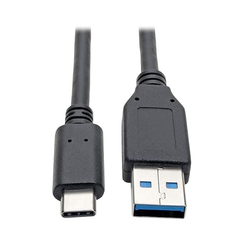 Tripp Lite USB C to USB A Cable, USB 3.1 Gen 1, Male to Male, Black, 6-ft. (U428-006)