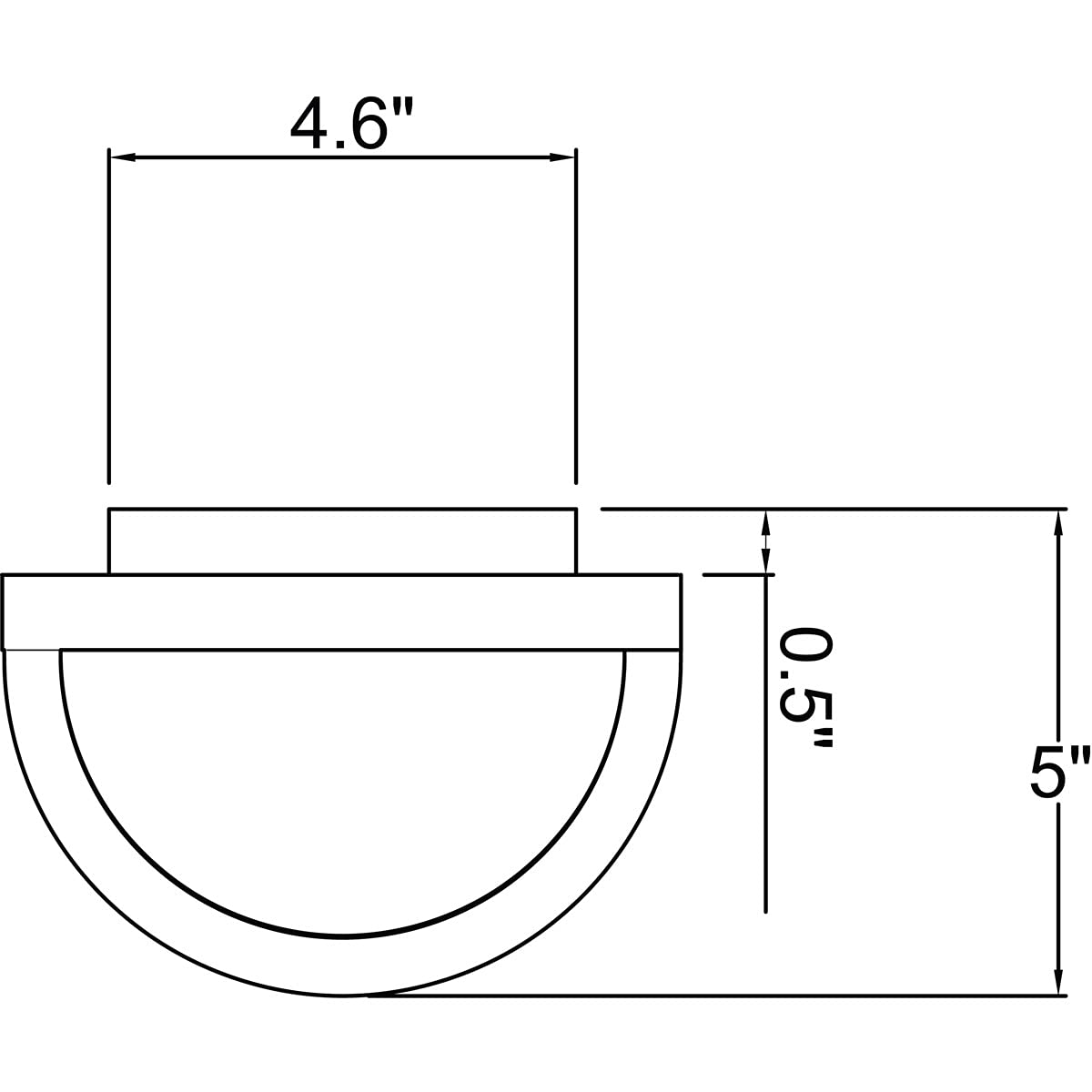 Bermuda - LED Outdoor Rubbed Bulkhead Wall Light - 11"H - Satin Finish - Ribbed Frosted Glass Shade