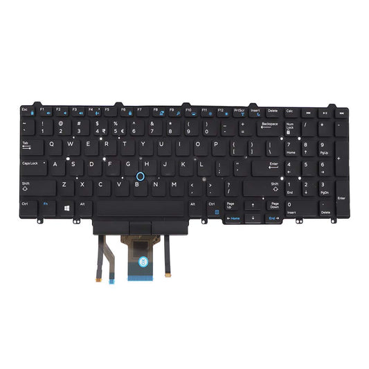 Abakoo New Keyboard Replacement for Latitude E5550 E5570 E5580 E5590 E5591 Precision 3510 M3510 7510 M7510 7710 M7710 US Backlit Keyboard SG-63310-XUA