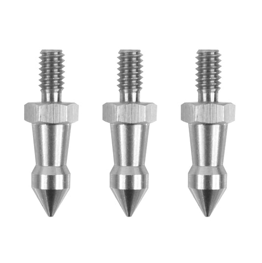 Foto&Tech 3 Pieces Universal Anti Slip Rubber Tripod Feet Compatible with Benro Gitzo Induro Kingjoy Manfrotto for Smooth and Uneven Surfaces (1/4)