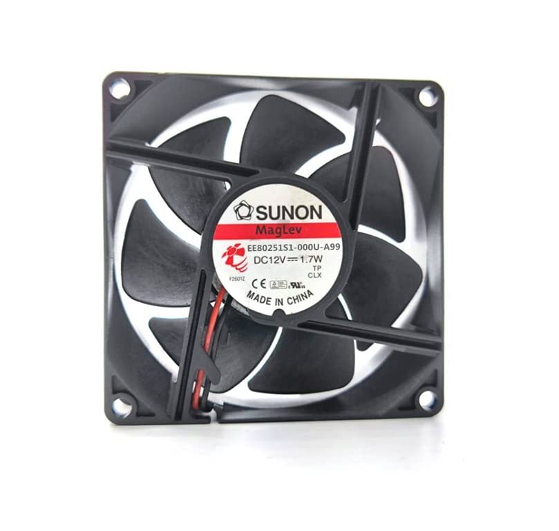 EE80251S1-000U-A99 Fan DC12V 1.7W 8cm 80x80x25mm 2Wire Cooling Fan