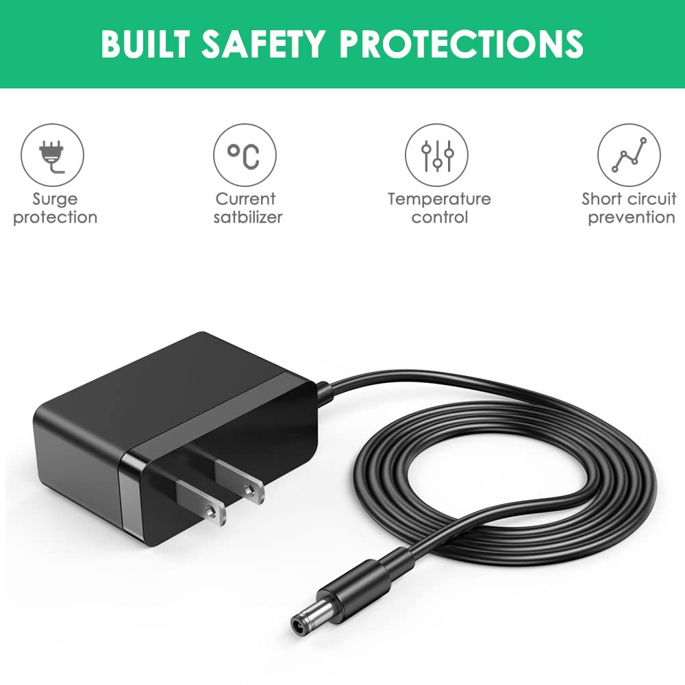 Mrgru 5V Charger Power Cord for Smart Digital Picture Frame Compatible with Skylight/Philips/HP/Aluratek/BSIMB AC Power Adapter