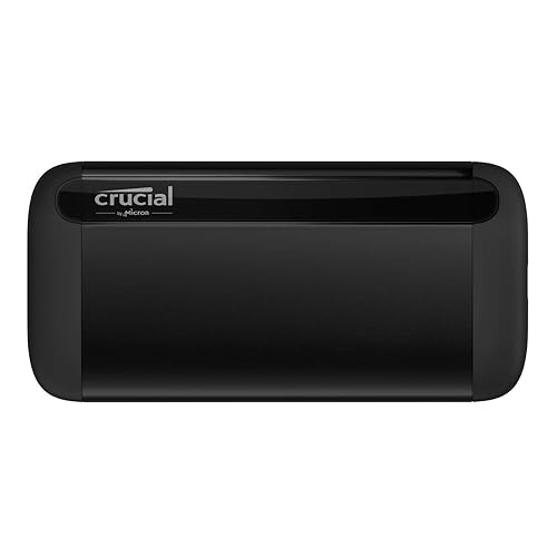 Crucial X8 1TB Portable SSD - Up to 1050MB/s - PC and Mac - USB 3.2 External Solid State Drive - CT1000X8SSD9