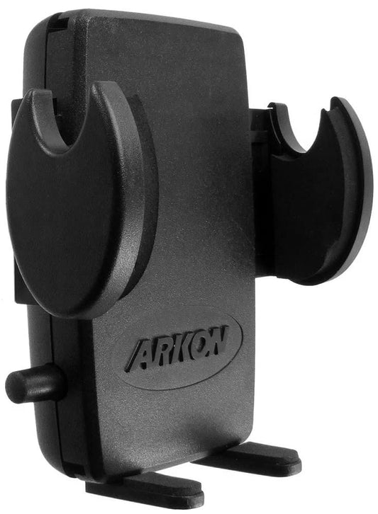 ARKON Mounts Mega Grip Universal Phone Holder | Securely Holds Phones 3.5" Wide | Fit to Pedestals Dual-T Compatible | Compatible with iPhone