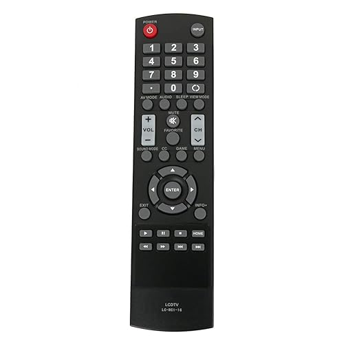LC-RC1-16 Replacement Remote Control Applicable for Sharp LED TV LC-32LB370U LC-50LB370U LC-40LB480U LC-32LB480U LC-32LB370 LC32LB370 LC32LB370U