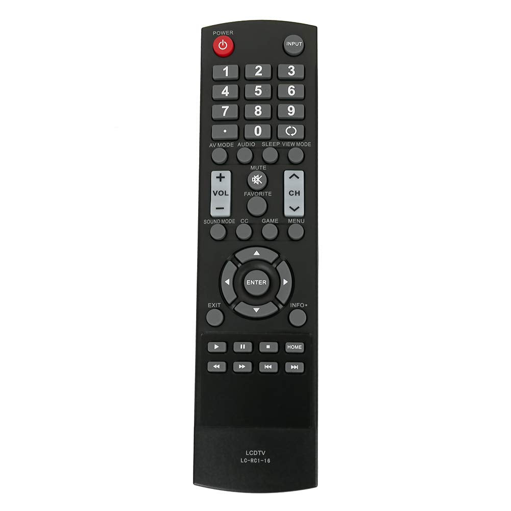 LC-RC1-16 Replacement Remote Control Applicable for Sharp LED TV LC-32LB370U LC-50LB370U LC-40LB480U LC-32LB480U LC-32LB370 LC32LB370 LC32LB370U