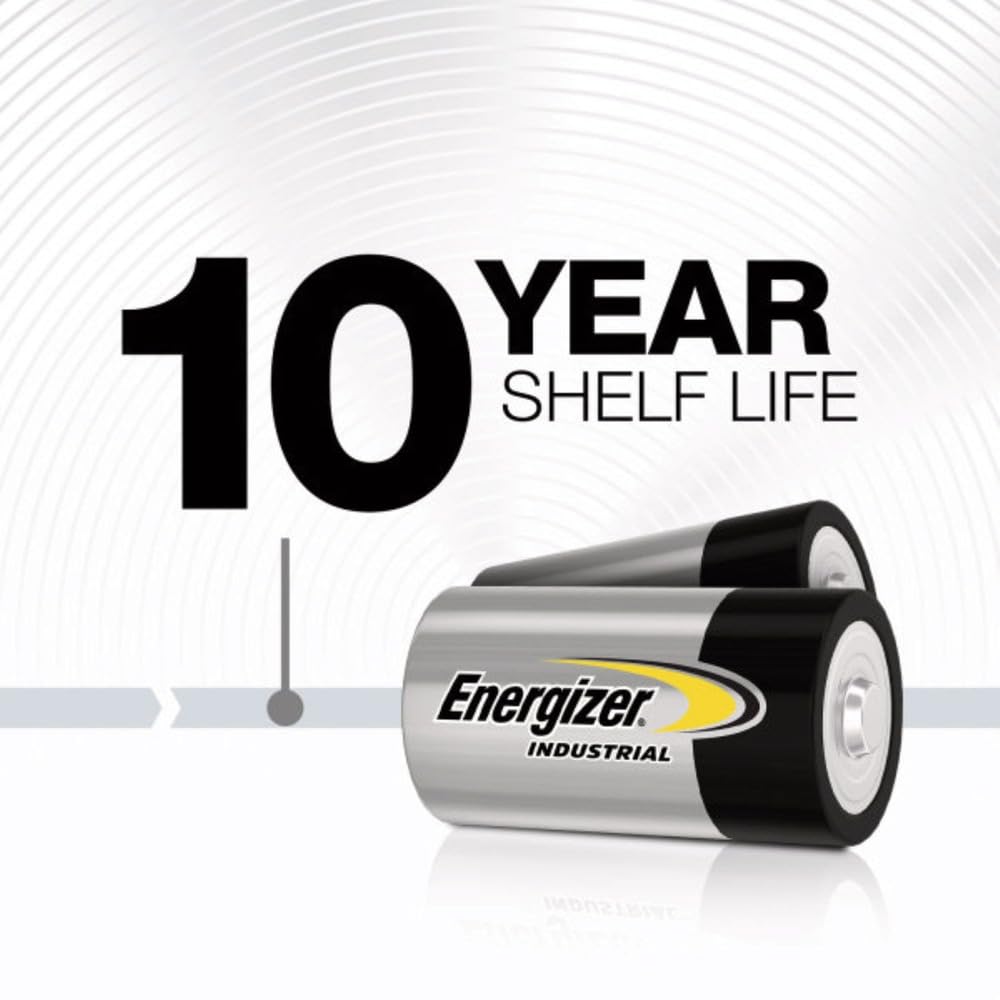 12pk Energizer D Industrial Battery Commercial Only