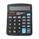 Calculator 12 Digit Office Calculators with Large LCD Display, Dual Solar Power and Battery Large Button Calculator Financial Office School