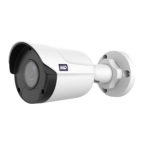 WD ReadyView 4K Surveillance Camera - 8MP UHD, PoE, IP67-rated, Motion Detection, Night Vision - WDBA9N0000NWT-HESN