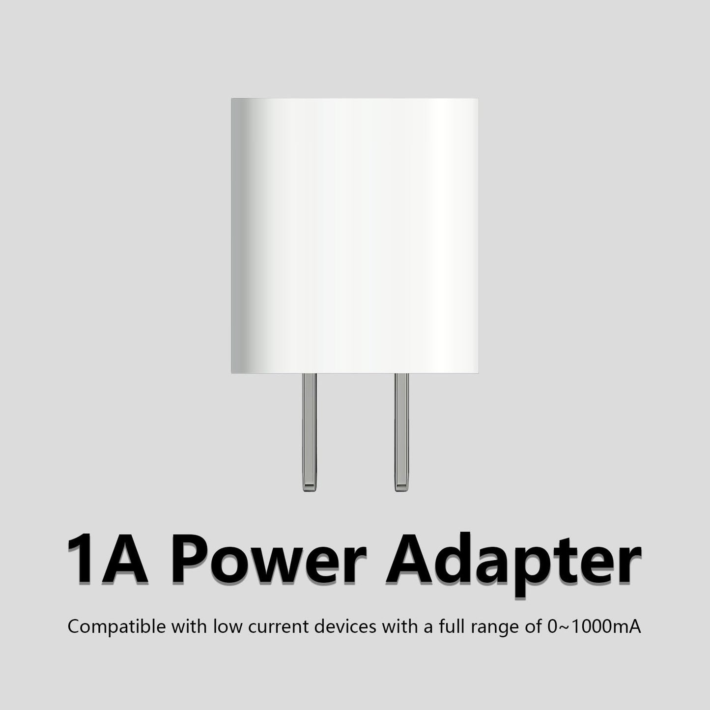 5W USB Wall Charger Block Compatible with Apple Watch 11/10/9/8/7/6/5/SE 3/SE 2/Ultra 3/Ultra 2/Ultra, iWatch Series, White, 1 Pack, No Cable