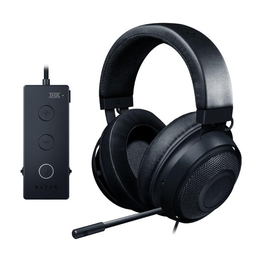Razer Kraken Tournament Edition THX 7.1 Surround Sound Gaming Headset: Retractable Noise Cancelling Mic - USB DAC - for PC, PS4, PS5, Nintendo…