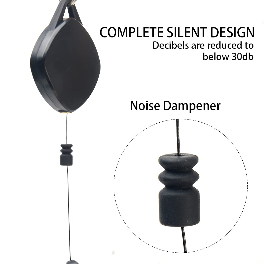 CALIDAKA VR Cable Management 3Packs Retractable Ceiling Pulley System Compatible with Oculu-s Rift S/Ps Vr/Viv E for Oculu-s Ques-t 2 VR Accessories