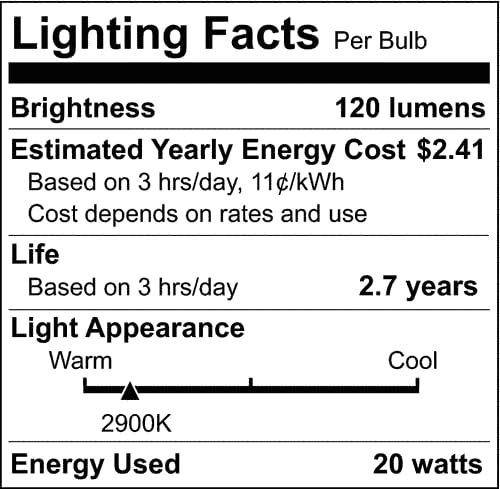 Satco S4190 20 Watt MR16 Halogen GU10 Base 120 Volt No Back Light 38° Degree Flood No Harmful Ultraviolet Rays Aluminum Back Light Bulb, With Lens