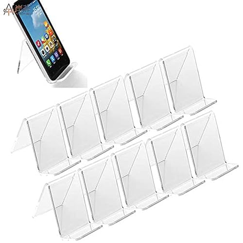 sccsport 10x Mobile Phone Display Holder Cellphone Stand Retail Show Rack Mounts Acrylic