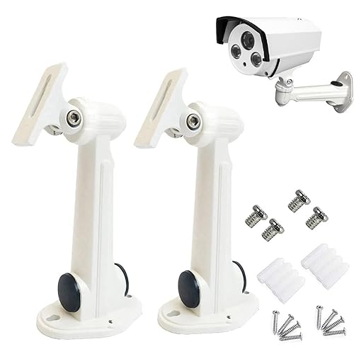 PCUORLEORS Universal CCTV Security Camera Mounting, IP Camera Bracket, Solar Panel Holder, Aluminum Alloy Indoor Outdoor Wall Ceiling Mount Holder