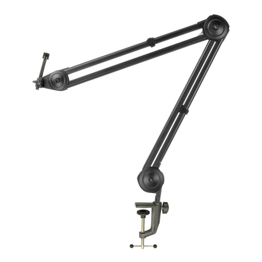 Knox Gear Professional Microphone Stand for Yeti and Snowball Microphones (Black, Steel, Basic/Functional, 5/8-inch Thread, Up to 5 lbs, 30-inch Arm)