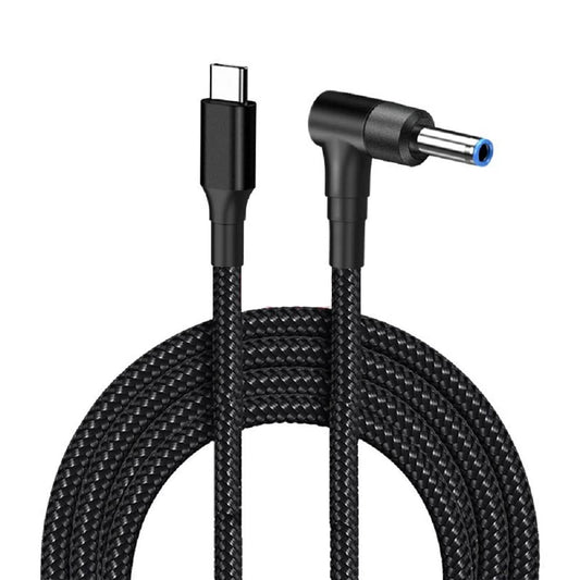 Tpenod USB C to 4.5mm Laptop Charging Cable, USB Type C Male to DC 4.5 x 3.0mm Converter Cord, 6.5ft 100W PD Power Charger Cable for Pavilion Spectre