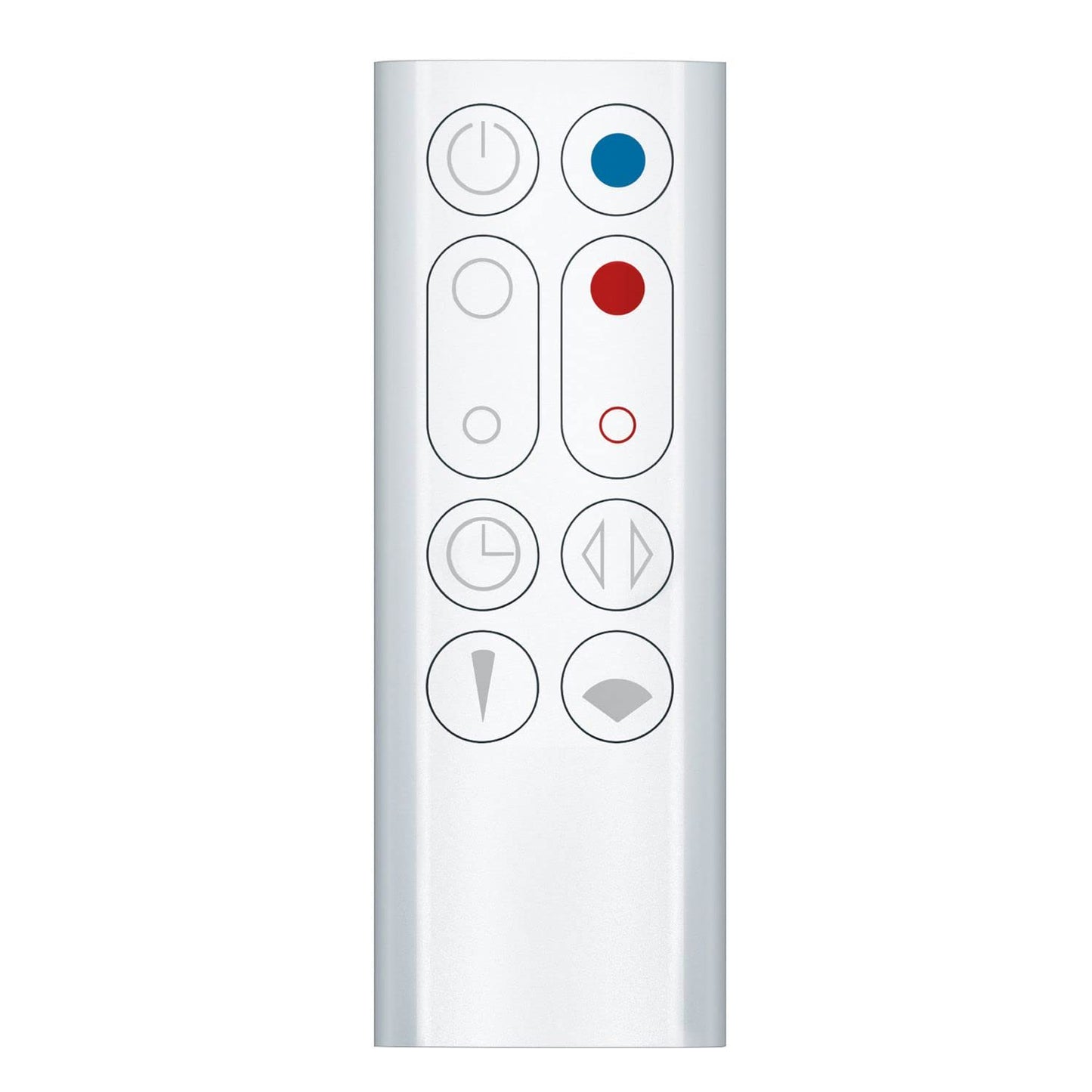 Dyson Hot+Cool AM09 Tower Bladeless Fan Heater - White/Silver (Renewed)