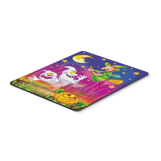 Caroline's Treasures APH3799MP Witch and Ghosts Halloween Mouse Pad, Hot Pad or Trivet for Home Office Gaming Working Computers Laptop Mouse