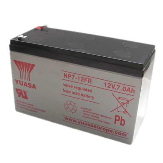 Yuasa NP7-12FR-NP7-12FR FLAME RETARDANT SLA BATTERY 12V 7AH -REPLACES UB1270 / P
