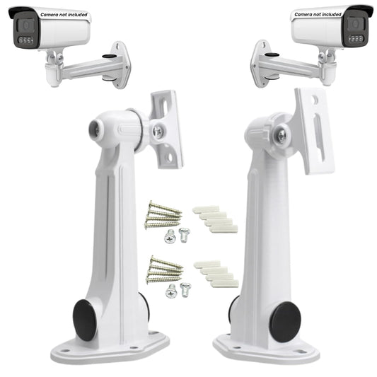 Coolotic Universal Aluminum Alloy CCTV Security Camera Mounting Bracket, Indoor Outdoor Wall Ceiling Mount Holder Stand Monitor Rotary Bracket