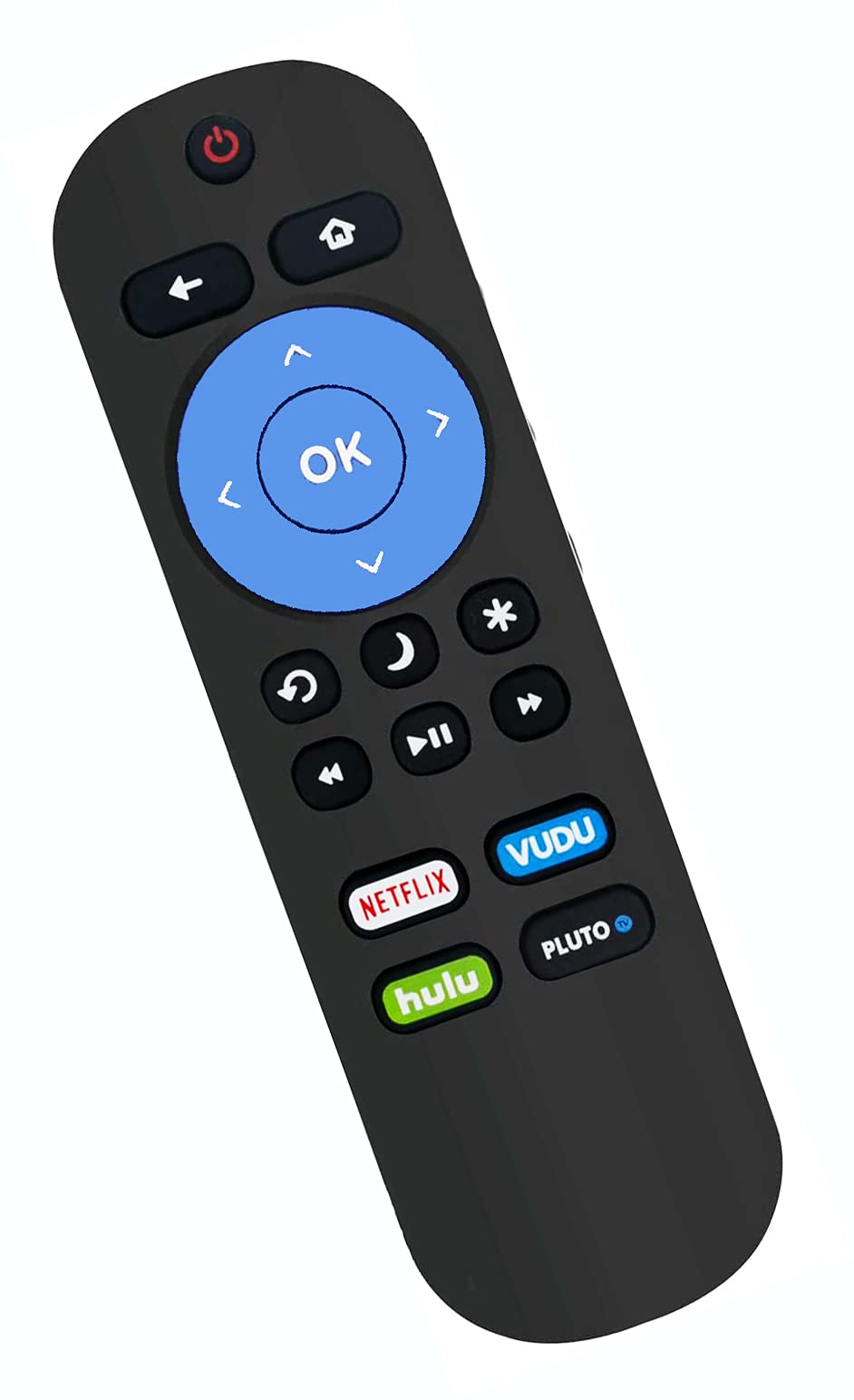 Universal Remote Control fit for All Philips ROKU TVs 32PFL4664 32PFL4763 32PFL4764 40PFL4662 40PFL4763 40PFL4764 40PFL4962 43PFL4662 43PFL4664