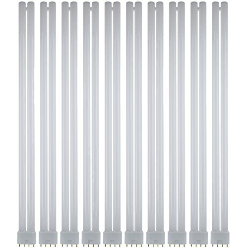 Sunlite FT40DL/841 Twin Tube Compact Fluorescent Lamp, FT 4-Pin, 40 Watts, 3150 Lumens, 4100K Cool White, 4-Pin (2G11) Base, ROHS Compliant, 10 Pack