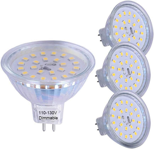 ukzboss mr16 led Bulb dimmable 120v 110V 5w 2700K Warm White Soft White Spot Light Equivalent to 50w Halogen Bulb for Tracking Light MR16 Fixture