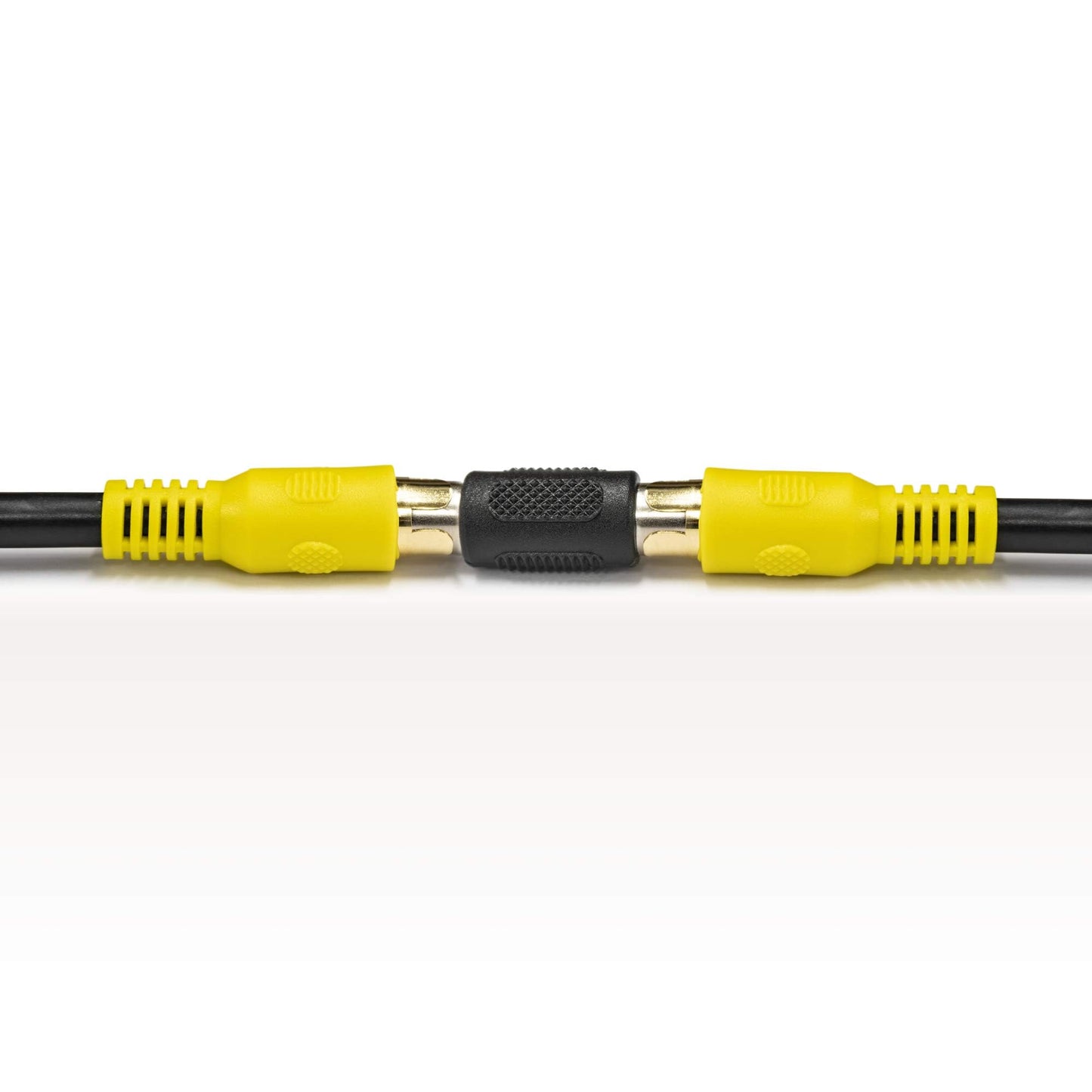 Cmple - RCA Coupler Audio Video Cable Adapter Composite Component Connector Converter - RCA Female to Female Single Jack to Jack