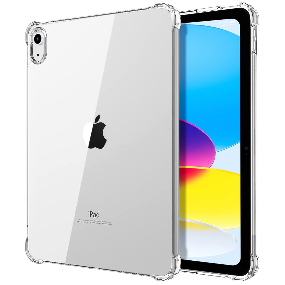 TiMOVO Clear Case for iPad A16 11th Gen 11"/10th Gen 10.9", Clear