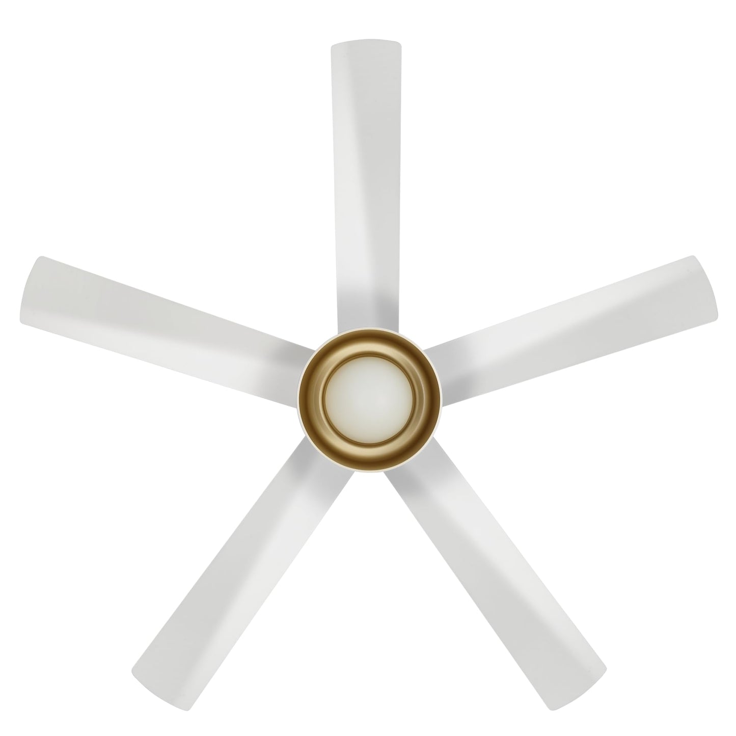 kathy ireland HOME KICF58315 52" Pinkman Ceiling Fan with Light & Remote, Damp Rated Indoor/Outdoor, Energy-Efficient 6-Speed DC Motor, Modern Design